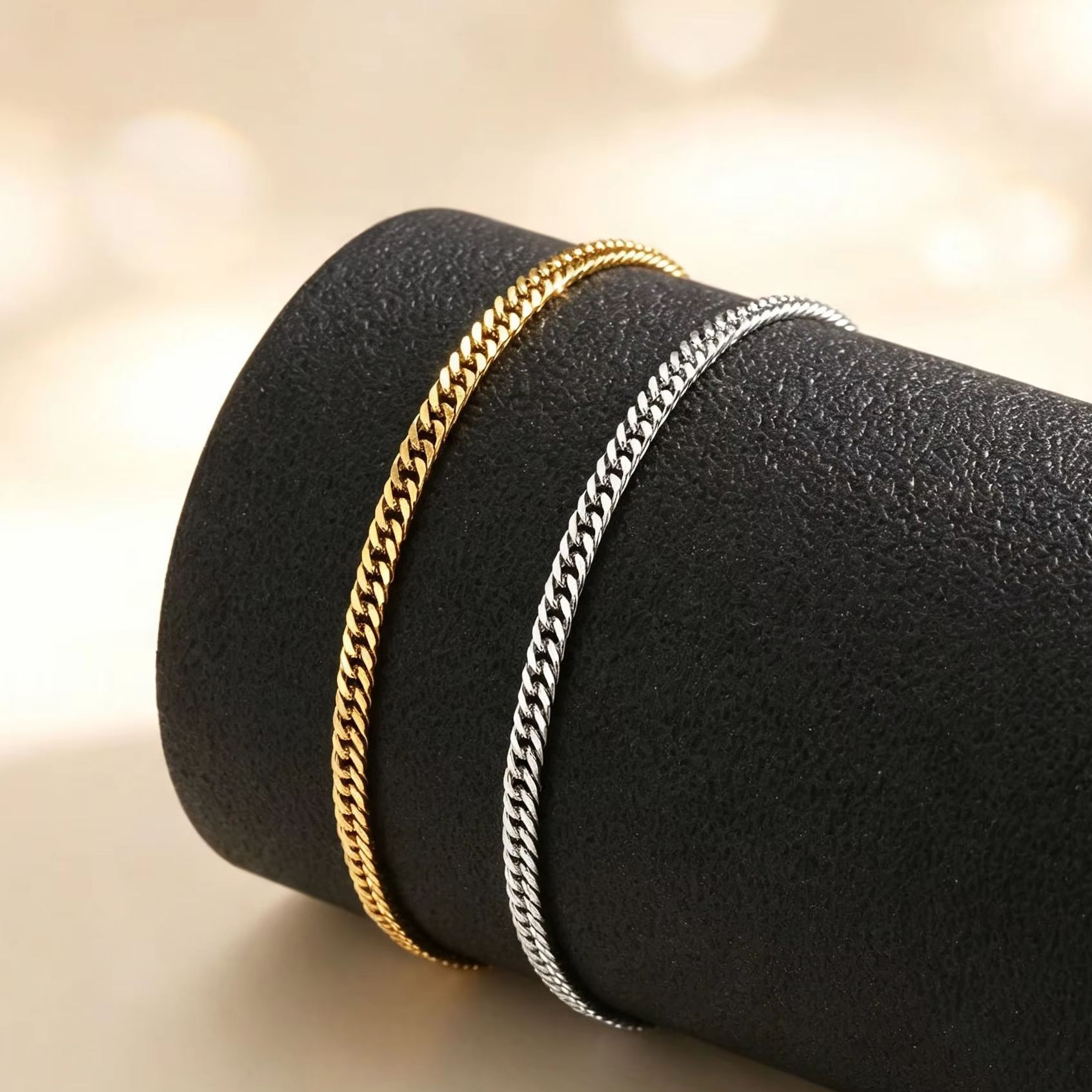 Jc Jewelry & Watches Photos - Cavigliera sottile cubana da donna, catena